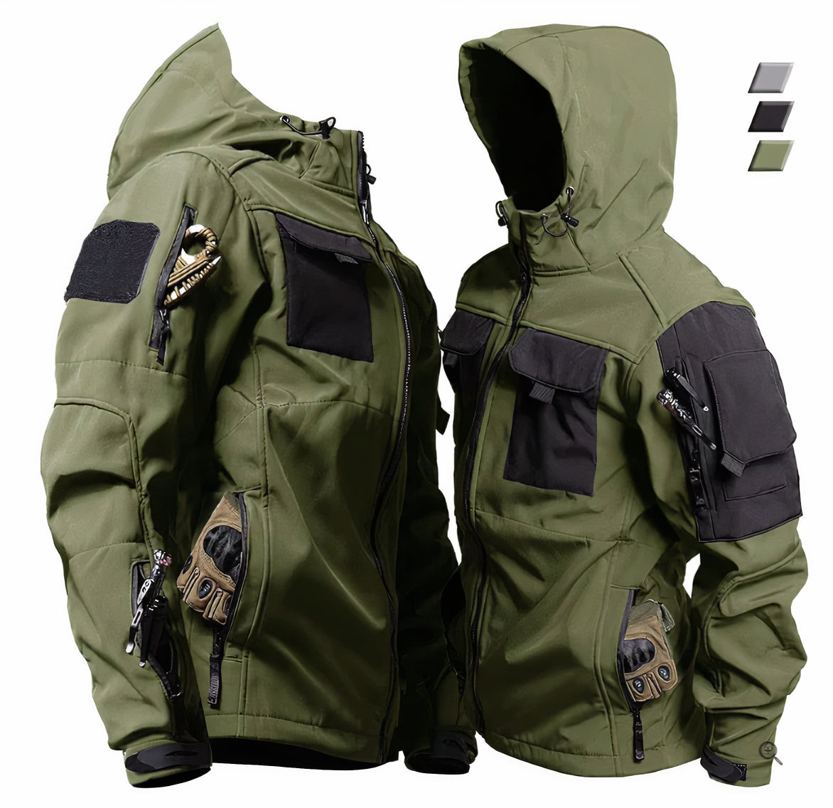 Men's Tactical Jacket with Hood Gunner