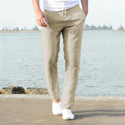 Bastian – Lightweight linen trousers for men