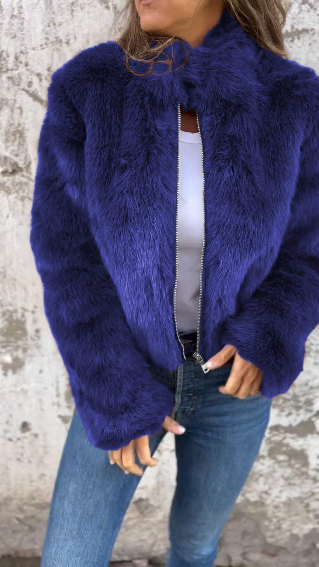 Faux Fur Jacke Suus