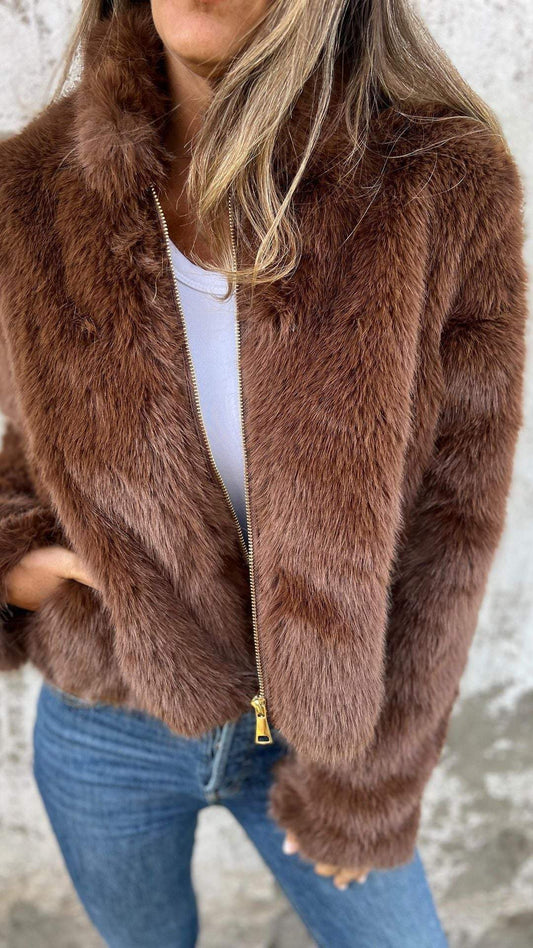 Faux Fur Jacke Suus