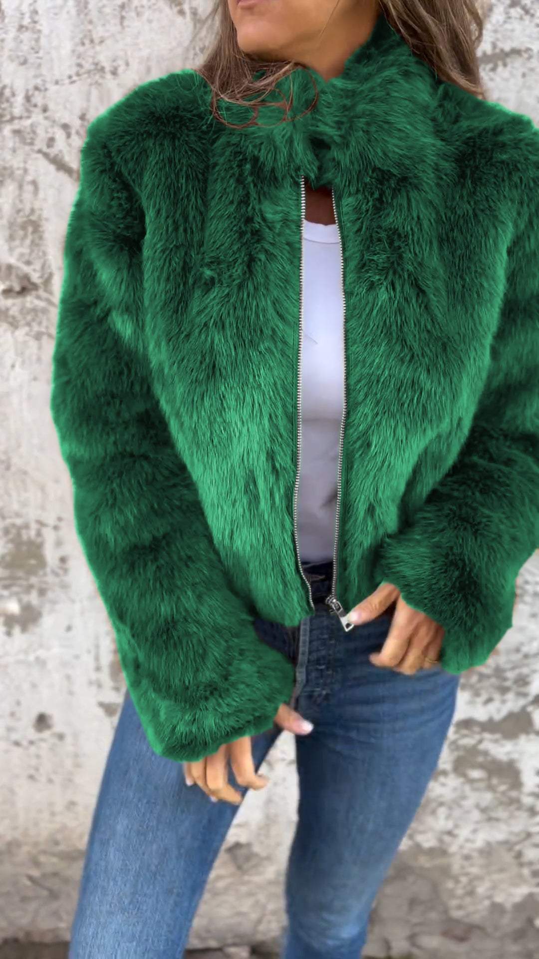 Faux Fur Jacke Suus