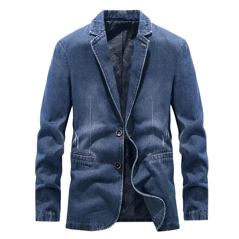 Veste en jean classique pour homme Michiel