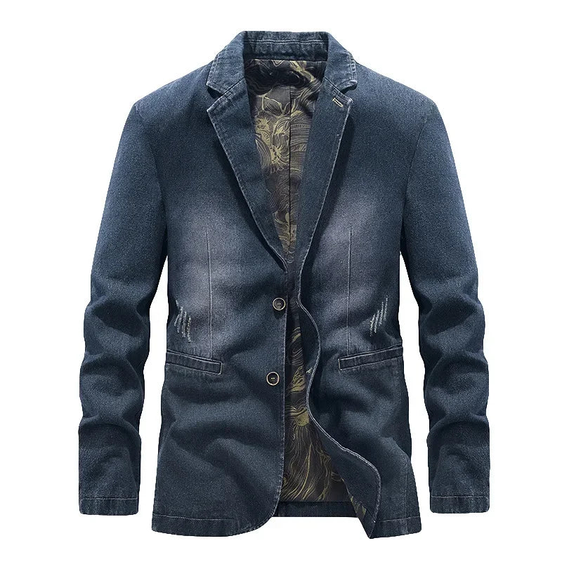 Veste en jean classique pour homme Michiel