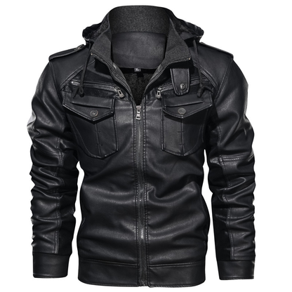 Stylish and comfortable leather jacket for men Edmund