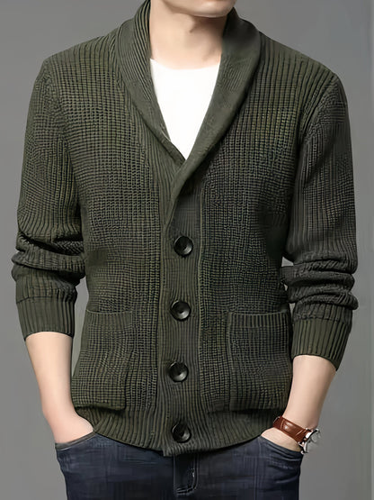 Cardigan d'hiver douillet pour homme Rudelle