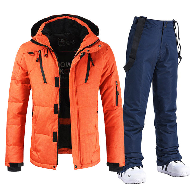 Men's Wind and Waterproof Ski Jacket Set Isaak