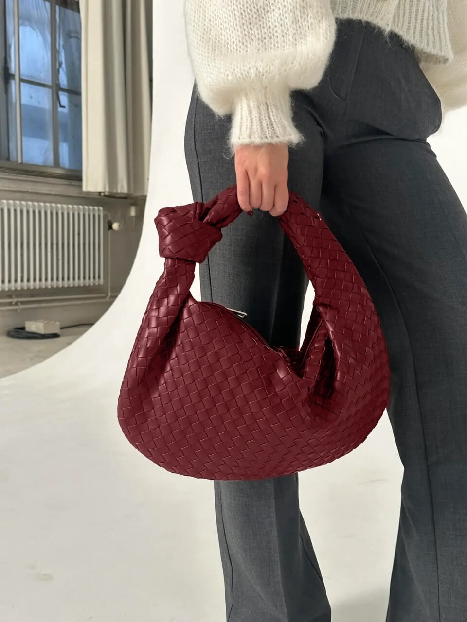 Geflochtene Tasche Mittel