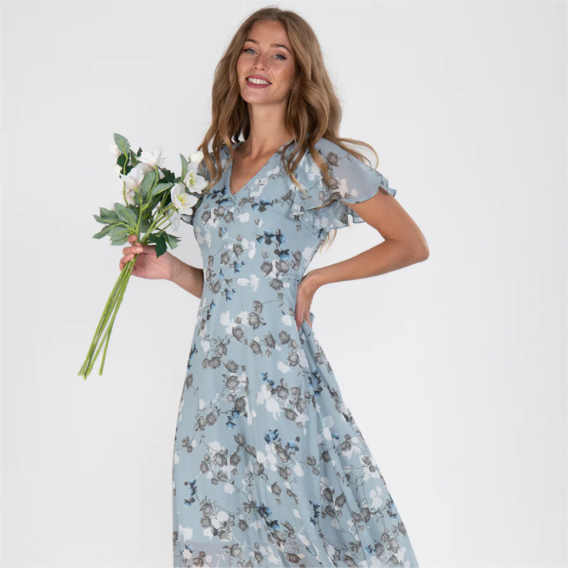 Enora Blumen Vintage Kleid