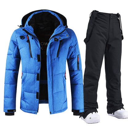 Men's Wind and Waterproof Ski Jacket Set Isaak