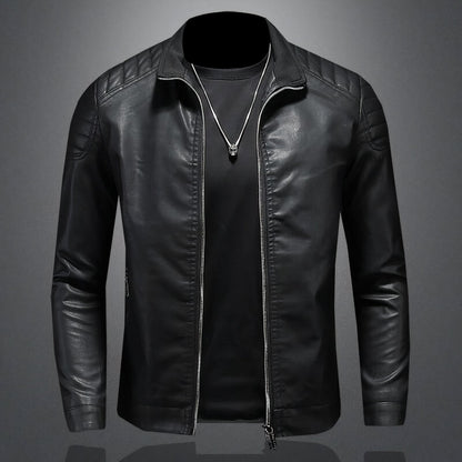 Warm leather jacket for men Ulrich