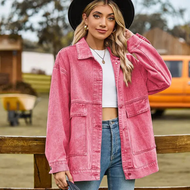 Classic denim jacket for women Helen